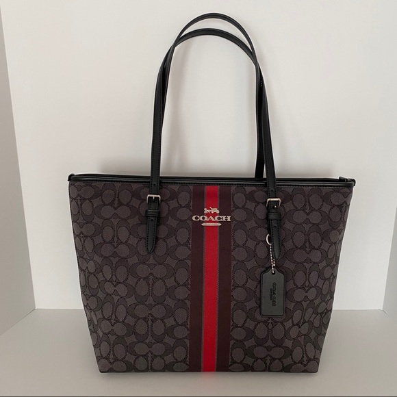 coach tote zip 16